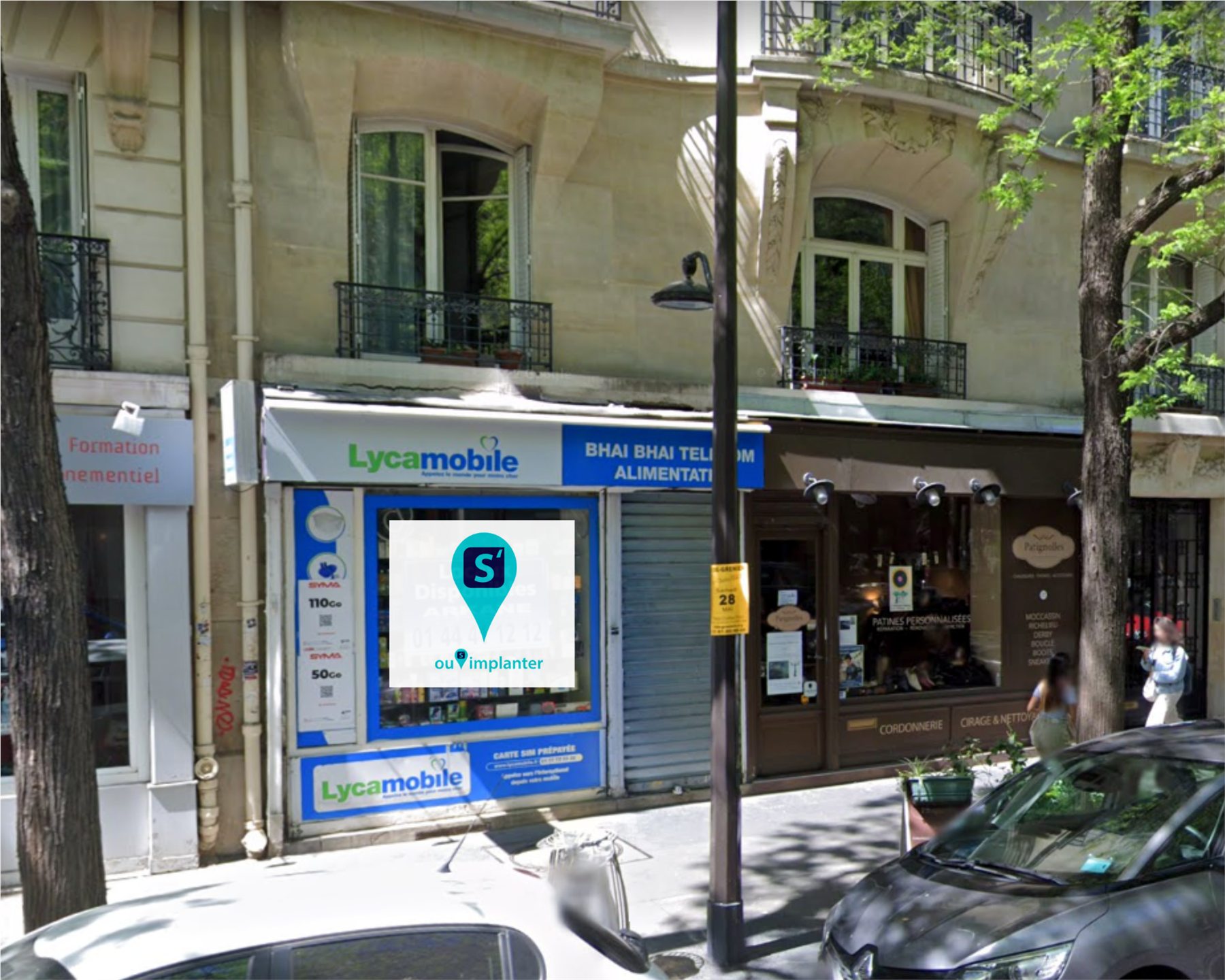 Vue de démonstration du bien situé 15 rue Brochant