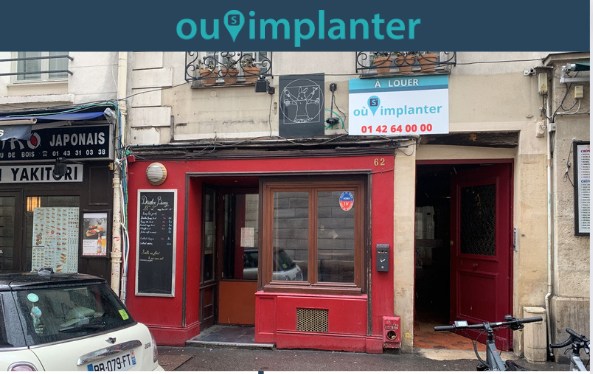Vue de démonstration du bien situé 62 rue Mouffetard